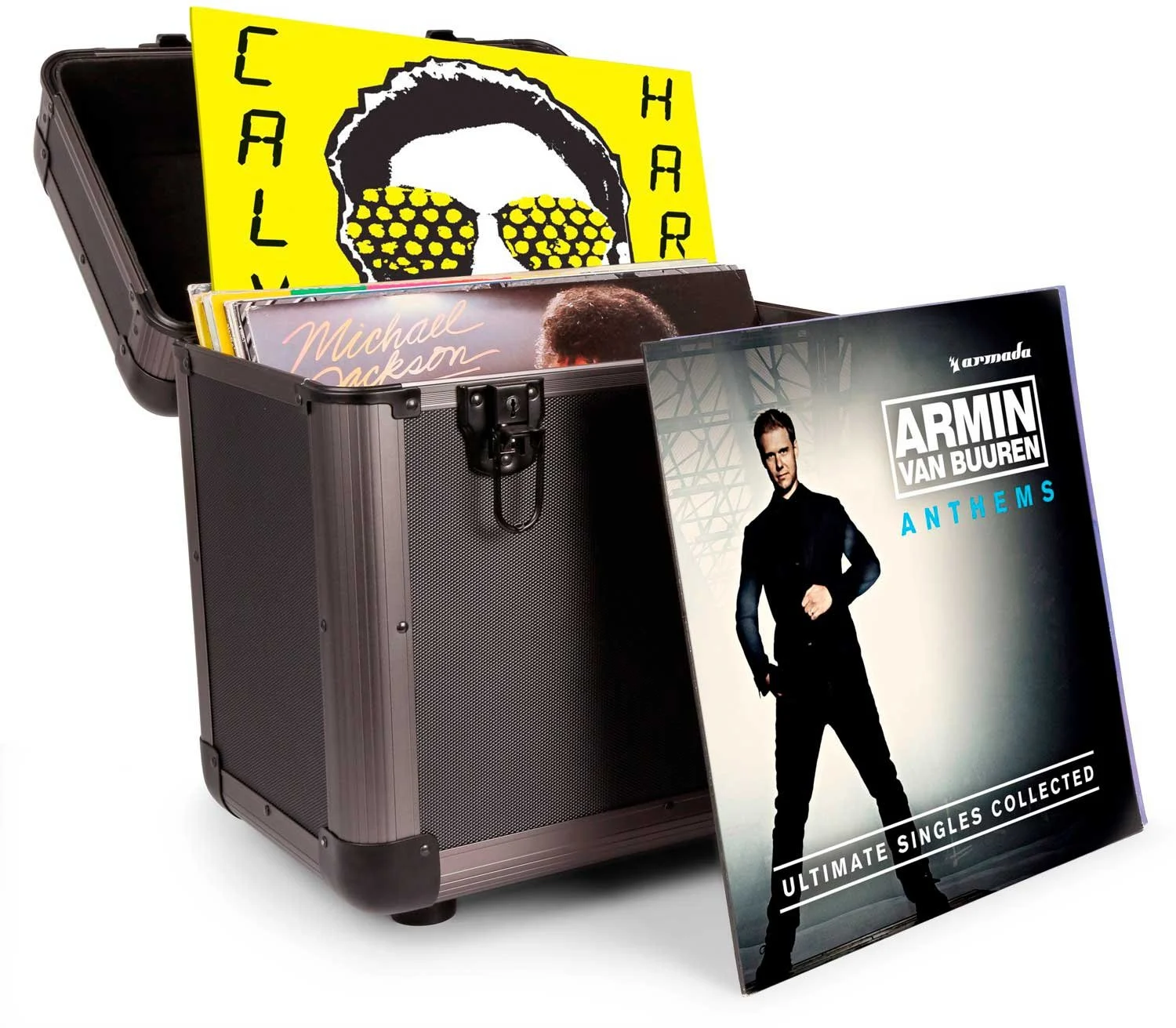 POWER DYNAMICS RC80 12" Vinyl Record Case Titanium