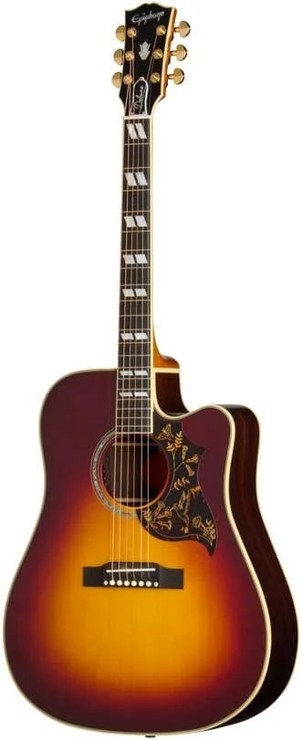EPIPHONE IGC Hummingbird Deluxe EC Autumn Burst