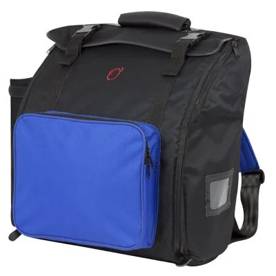 24-48 Bajos Funda Acordeon AZUL/Negro Ortola