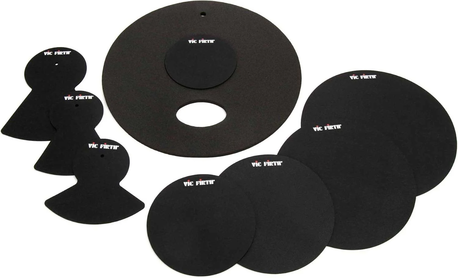 VIC FIRTH Drum Mute PP4 10", 12", 2 x 14", 22", Hi Hat and Cymbals