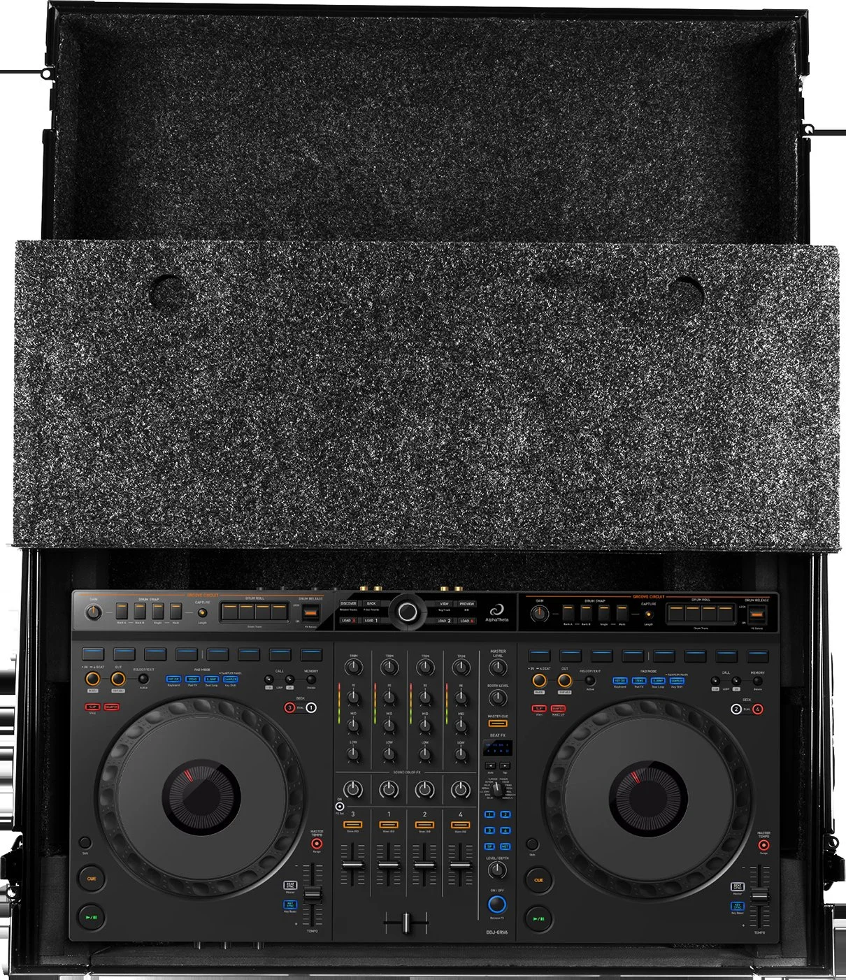 UDG GEAR U91104Bl UL Fl Case Alphatheta Ddj-Grv6 Blk Plus