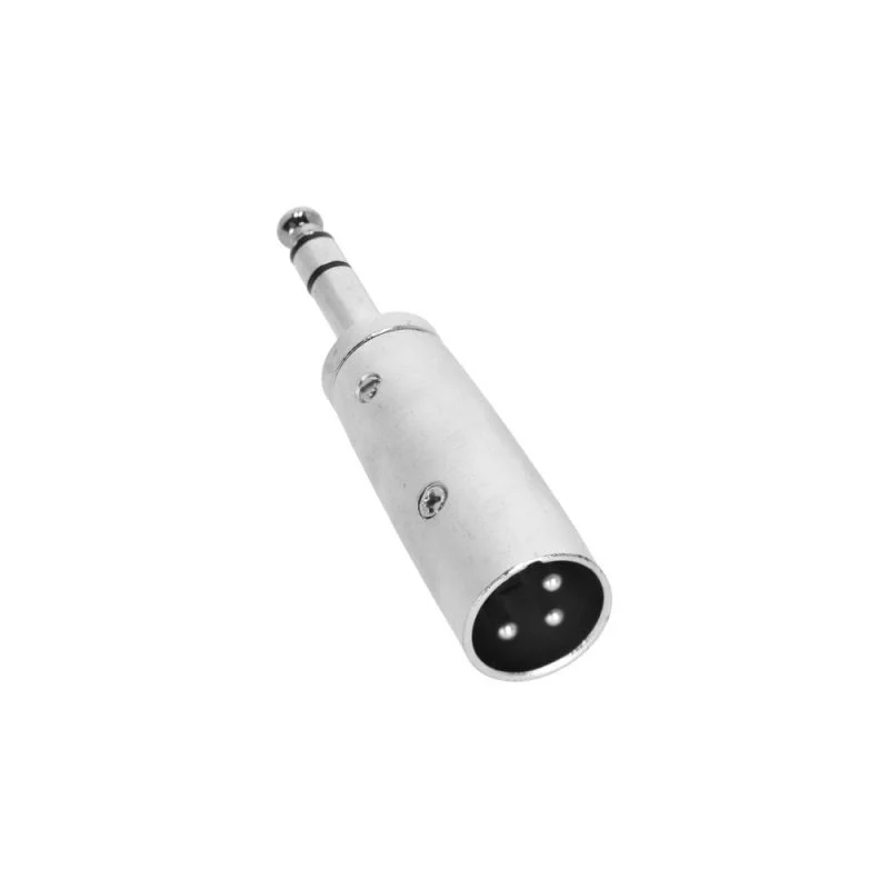 Adam Hall 4 STAR A JM3 XM3Adaptador de Jack 6.3mm Stereo a XLR macho
