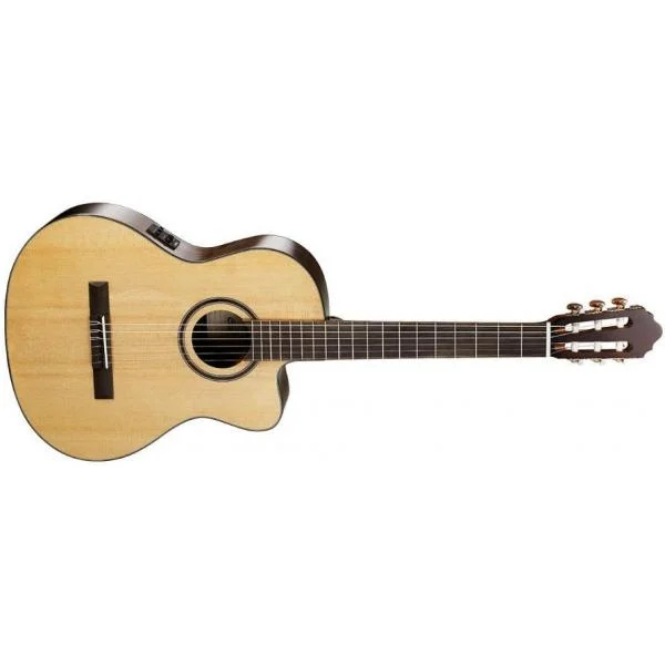 Cort AC160CF Natural Guitarra Clásica Electrificada con funda