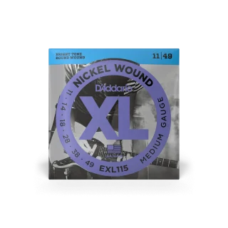 D'addario EXL115 Nickel Wound Medium 11-49 - juego de cuerdas