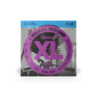 D'addario EXL120 Electric Super Light 09-42 - juego de cuerdas