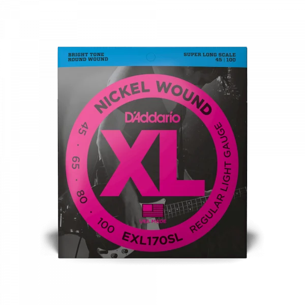 D'addario EXL170SL Bass (4) Light / Super Long Scale 45-100 - juego de 4 cuerdas