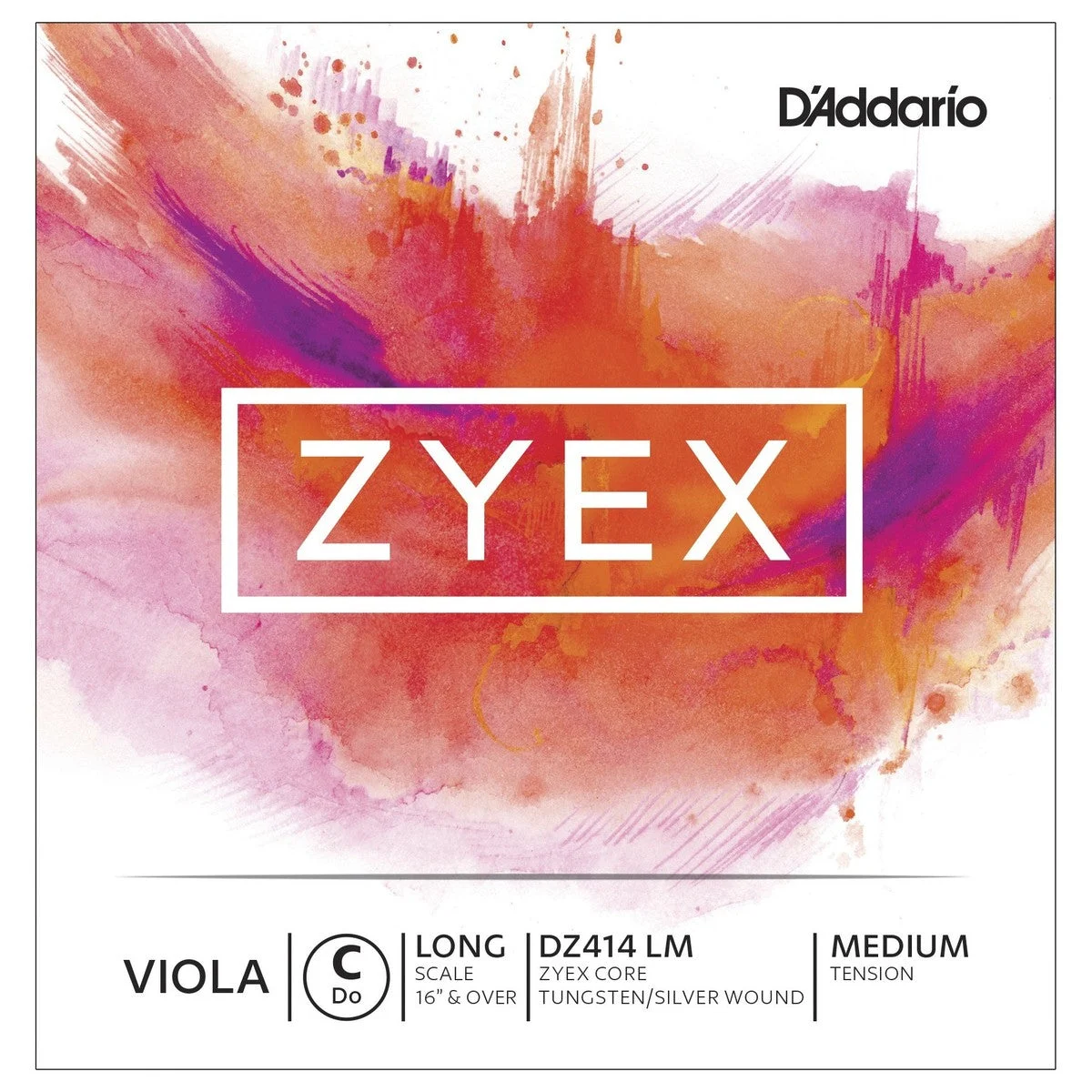 DADDARIO CUERDA VIOLA ZYEX C DZ414 LM LONG MED