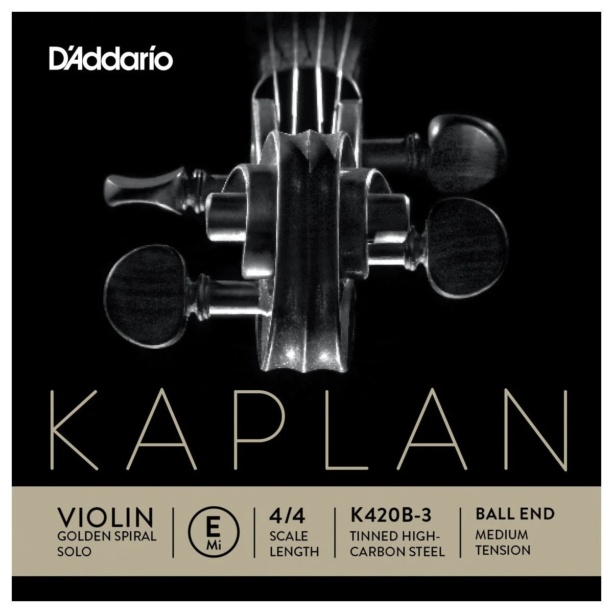 DADDARIO CUERDA VIOLIN KAPLAN E K420B 3 BALL MED