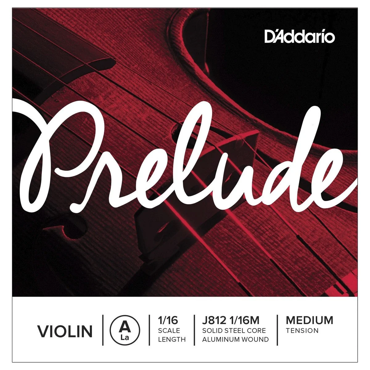 DADDARIO CUERDA VIOLIN PRELUDE A J812 1/16 MED