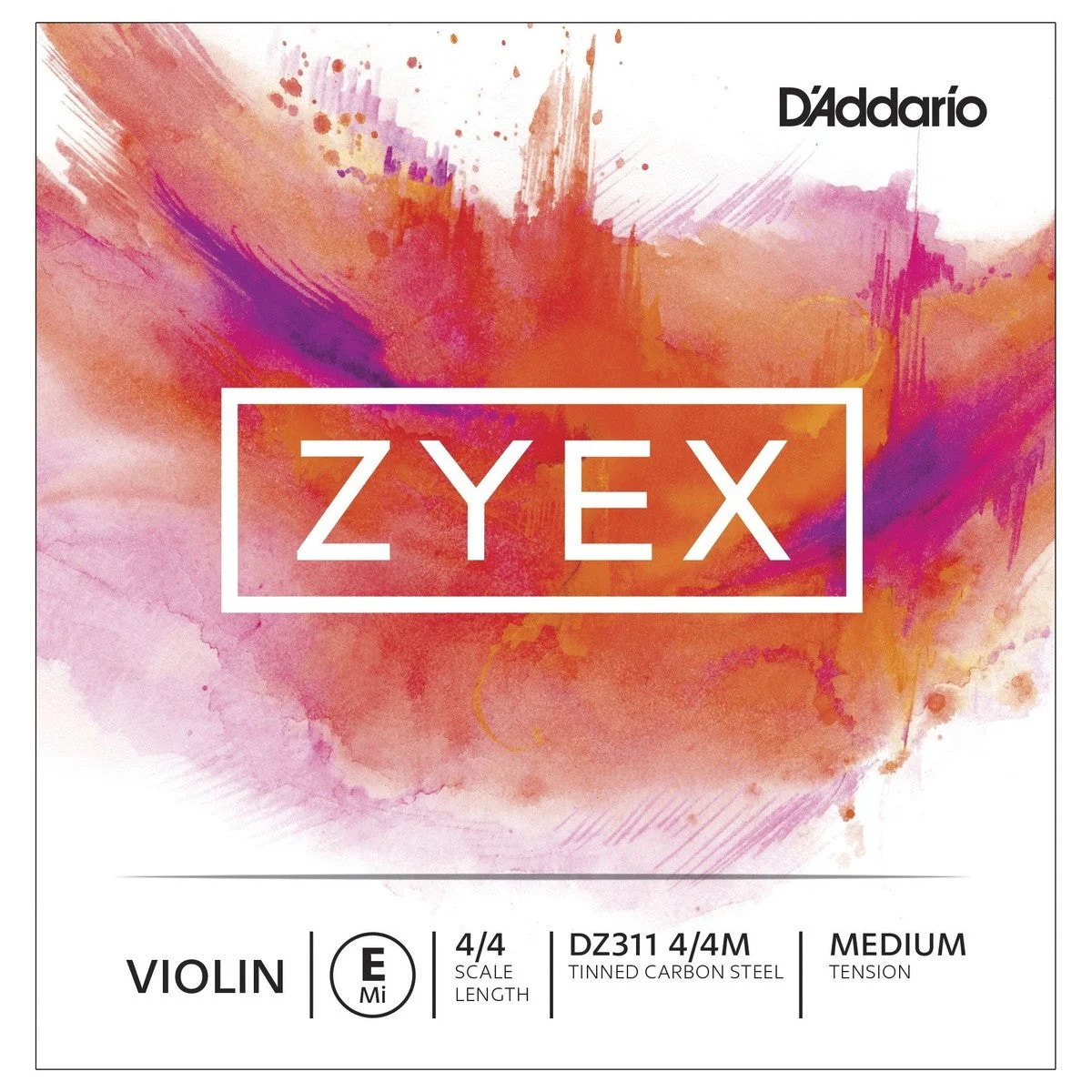 DADDARIO CUERDA VIOLIN ZYEX E DZ311 4/4 MED COMP