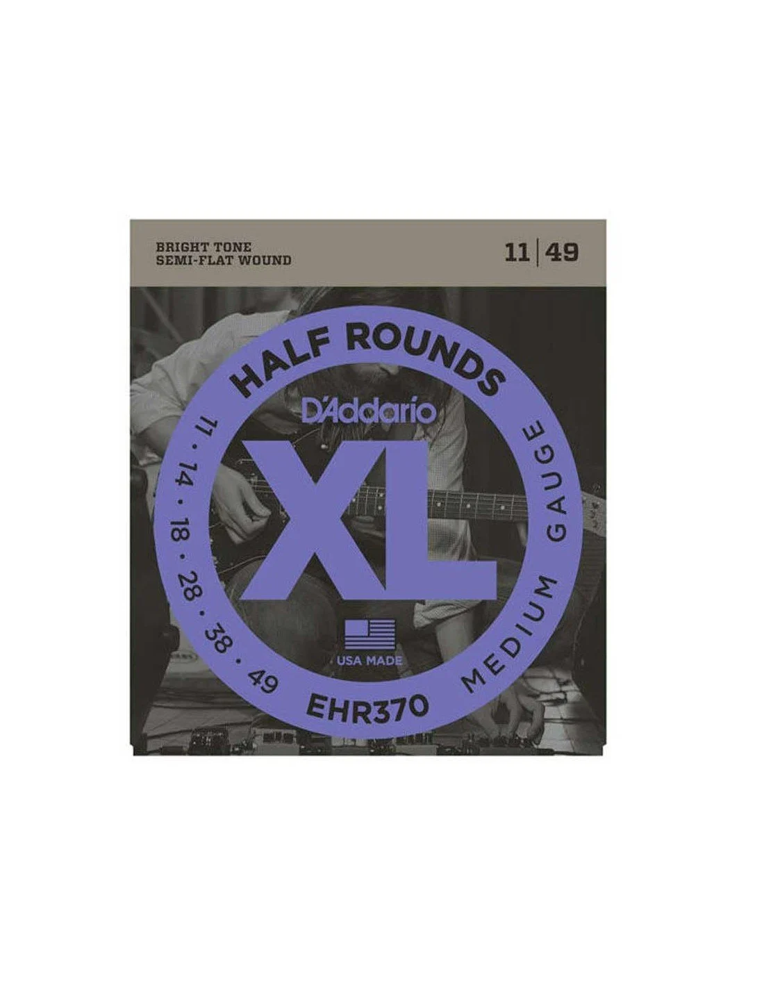 Daddario EHR370 Medium Half Rounds