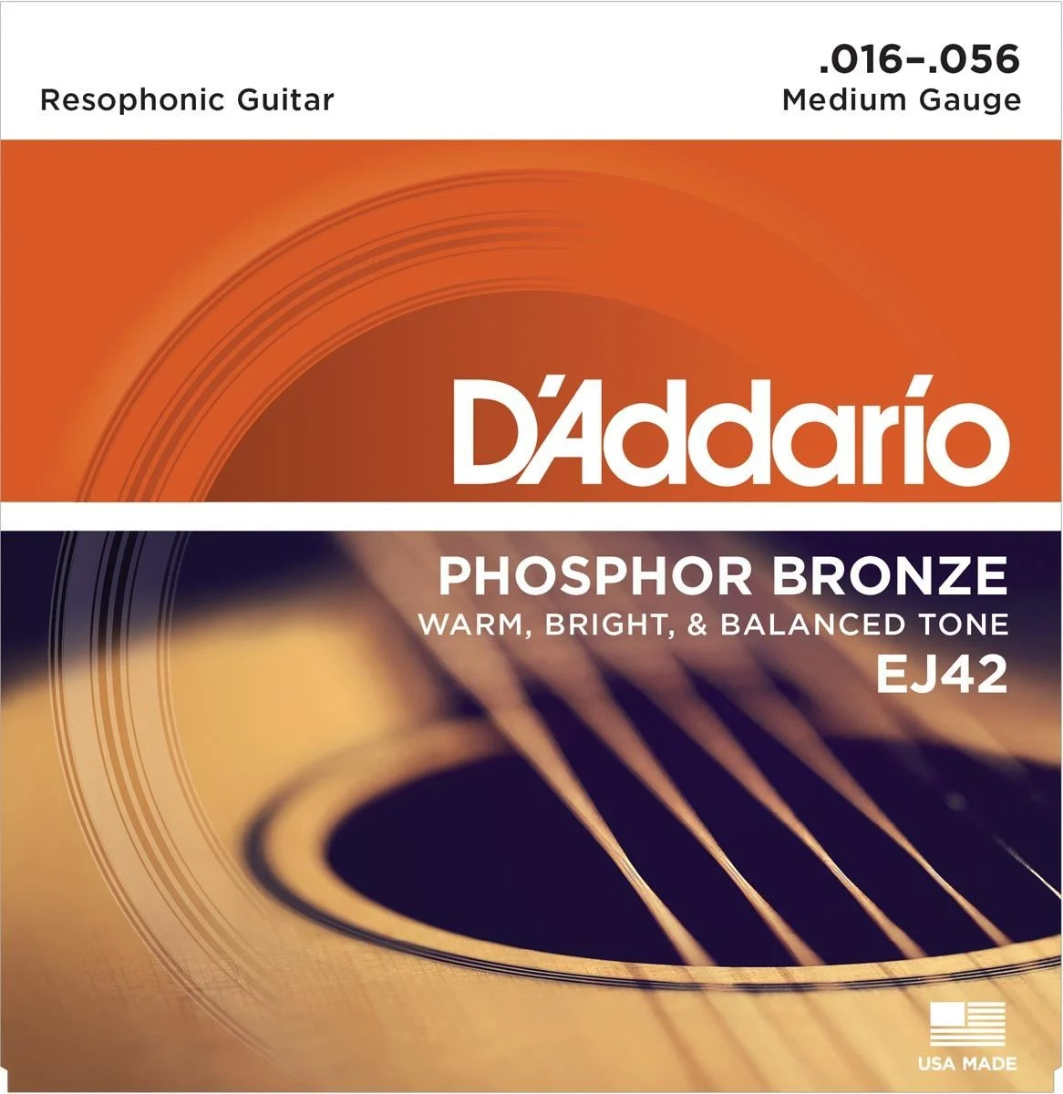 DADDARIO EJ42 JUEGO CUERDA GUITARRA RESOFONICA 016-056
