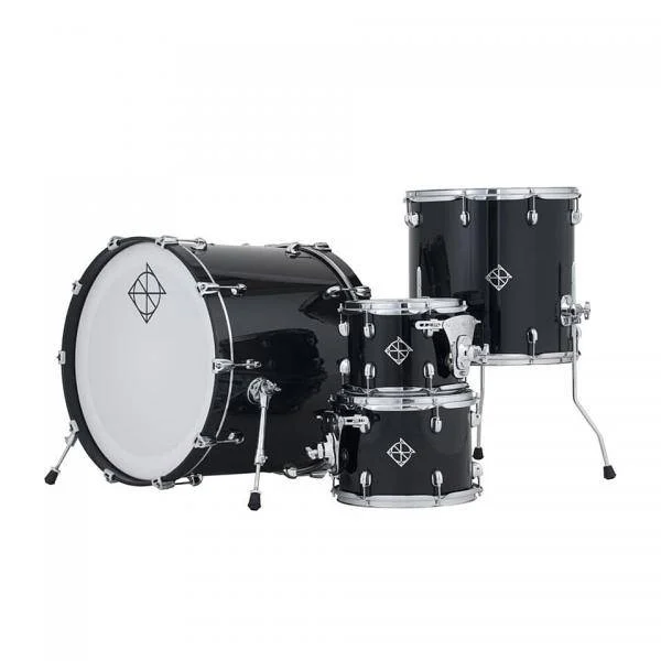 Dixon PODCSTM422-01-PB - set de batería Cornerstone All Maple - acabado Piano Black Gloss