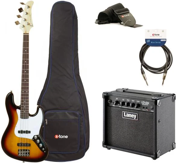 Eastone JAB +LANEY LX15B +CABLE +HOUSSE +COURROIE + Housse basse éco - 3 tone sunburst