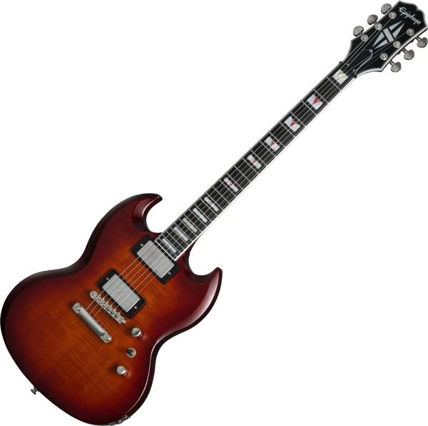 Epiphone Inspired By Gibson Modern Prophecy SG - aged bengal tiger burst