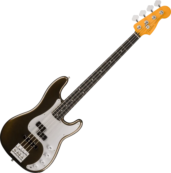 Fender American Ultra II Precision Bass (USA, EB) - texas tea