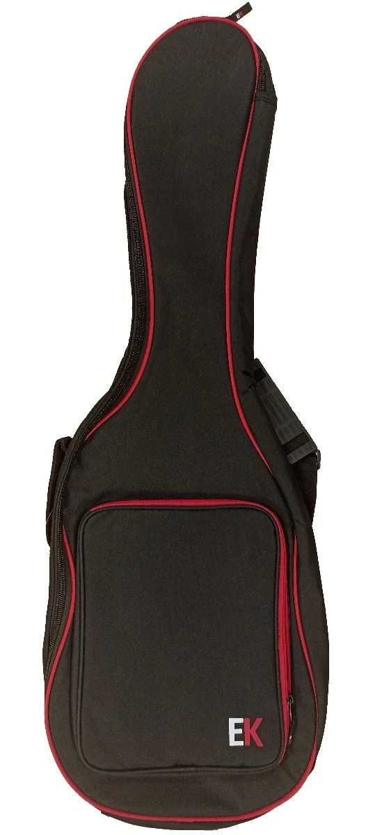 Funda Guitarra Clásica EK Bags FGE5RD Acolchado de 5mm ribete rojo