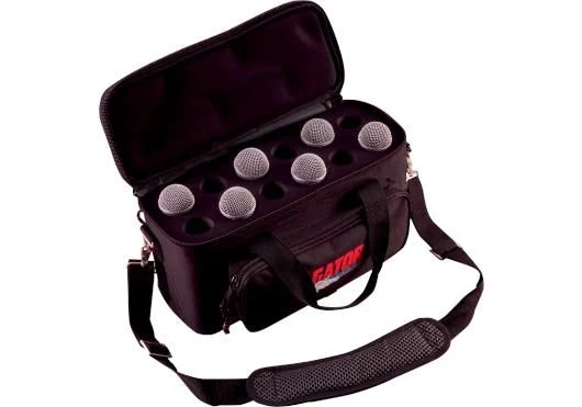Gator FUNDA PARA MICRÓFONOS 12 ud.