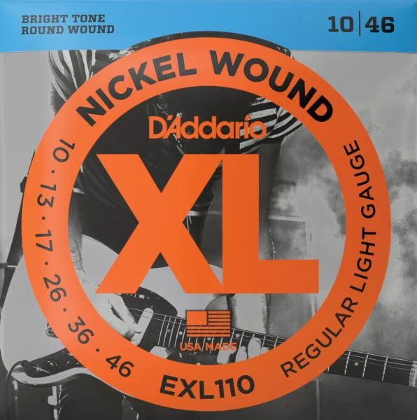 D'addario EXL110 Nickel Wound Electric Regular Light 10-46 - juego de cuerdas
