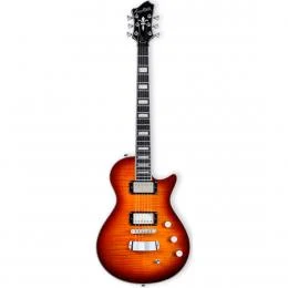 Hagstrom Ultra Max Golden Eagle Burst Guitarra eléctrica single cutaway