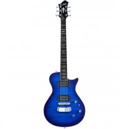 Hagstrom Ultra Swede Worn Denim&nbspGuitarra eléctrica single cutaway