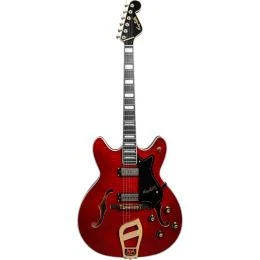 Hagstrom Viking 67' Wild Cherry Transparent Guitarra eléctrica reedición 1967
