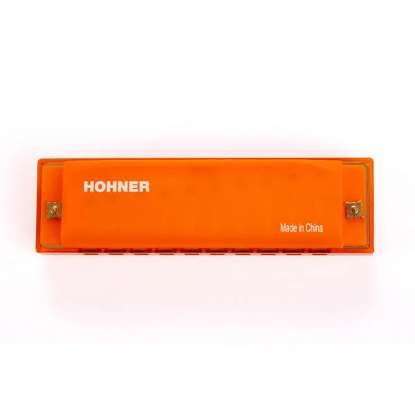 Hohner Traslucent Harp Orange Hardcase