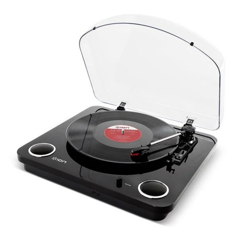 ION Max LP negroPlato giradiscos Hi-Fi con USB