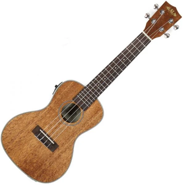 Kala KA-CGE Mahogany Concert EQ - natural