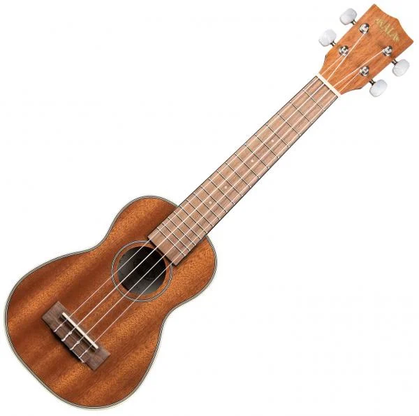 Kala KA-SLNG Gloss Mahogany Long Neck Soprano +Bag - natural