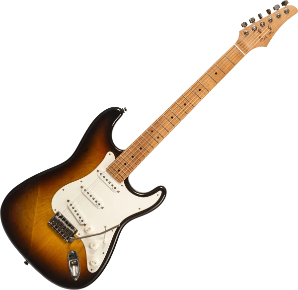 Marceau guitars Traditional Experience #T227024 - heavy relic burst 3 tons