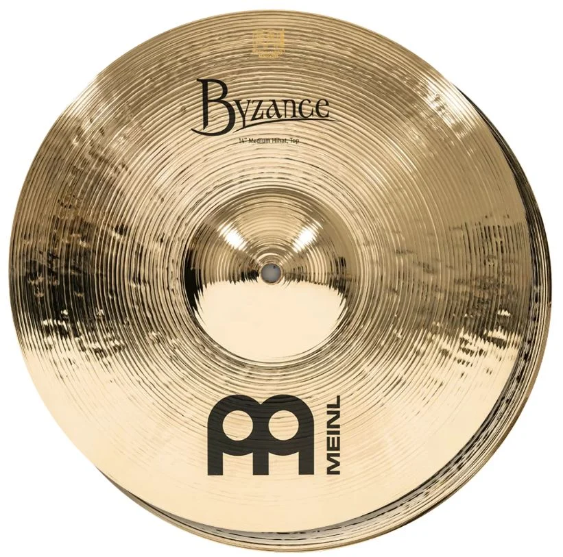 MEINL B14MHB BYZANCE BRILLIANT MEDIUM HI HAT 14 PLATOS BATERIA