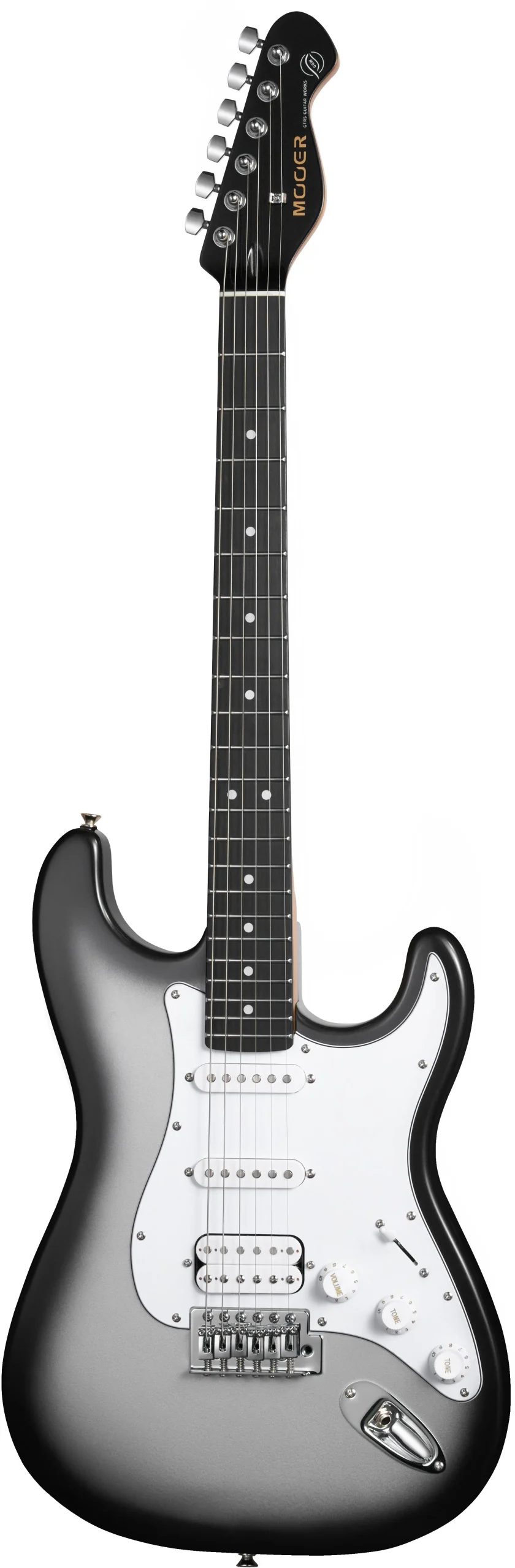 Mooer MSC12 Pro Iron Silver Guitarra Eléctrica