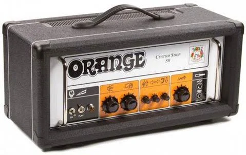 Orange Custom Shop 50 BK Cabezal para Guitarra