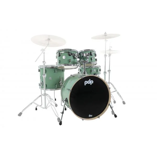 PDP by DW Standard Concept Maple Finish Ply Satin Seafoam