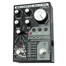 Death By Audio Rooms Stereo Reverberator&nbspPedal de reverb para guitarra