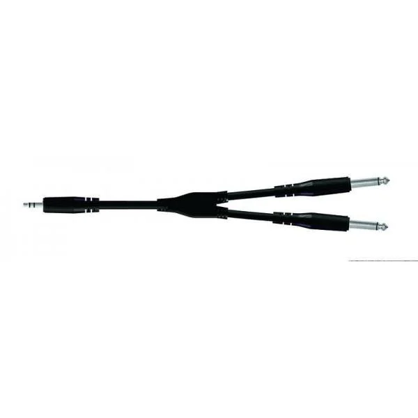 Proel BULK505LU3 Cable Mini Jack Stéreo - 2 Mini Jack Mono 3m