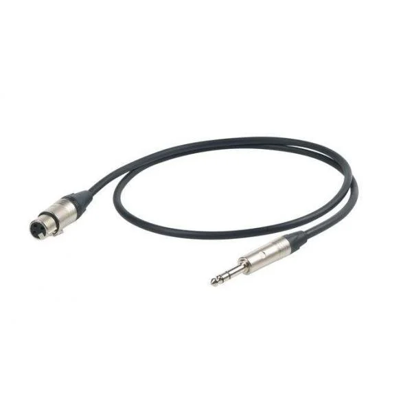 Proel ESO245LU3 Cable Micrófono Neutrik XLR- Jack 3m