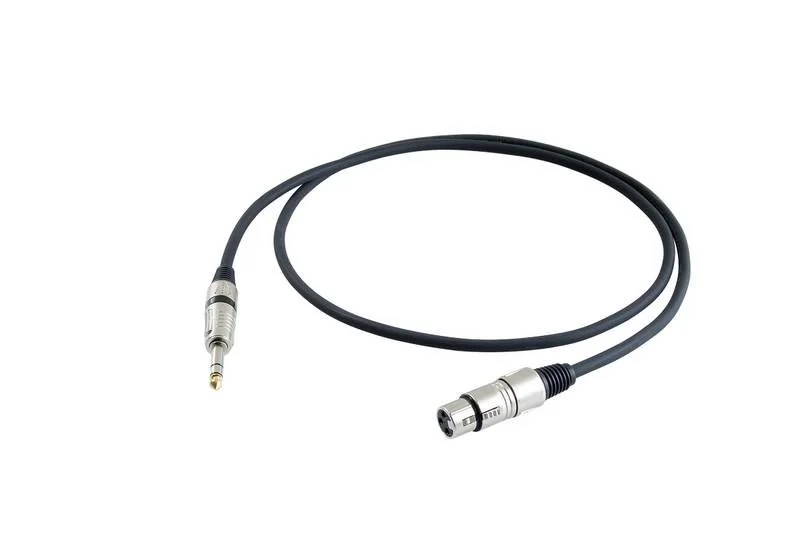Proel STAGE330LU5 Cable Micrófono XLR Hembra - Jack ST 5m