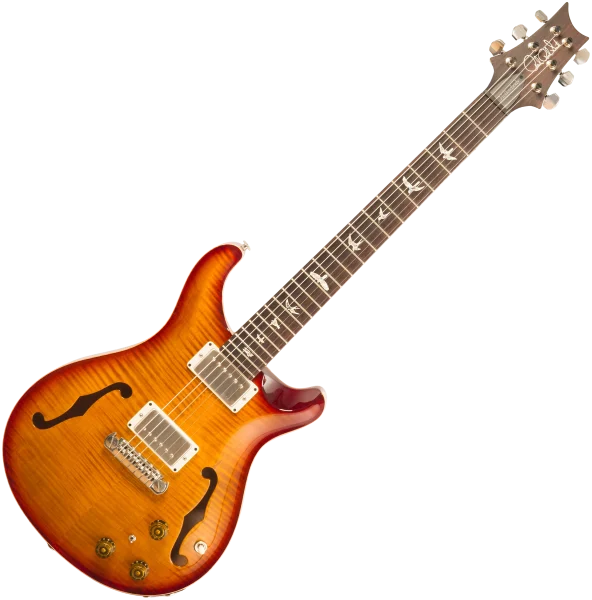 Prs USA Hollowbody II Piezo #230365749 - dark cherry burst