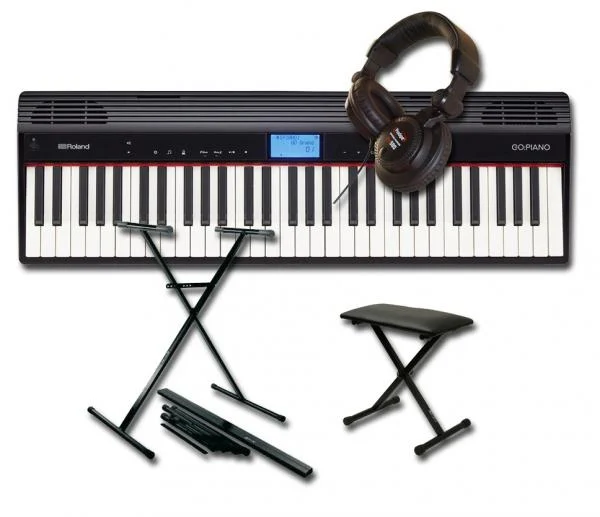 Roland GO:Piano 61P + STAND X + BANQUETTE X + CASQUE Pro 580