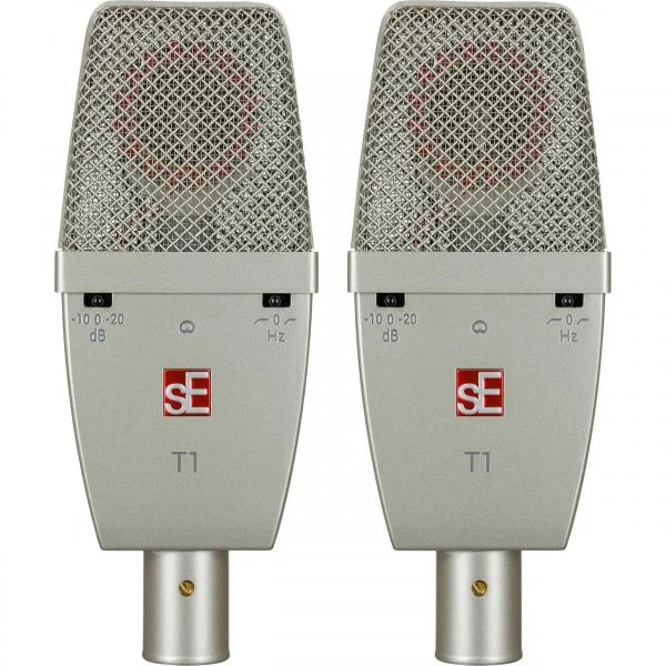 SE Electronics T1 Pack 2 Micrófonos Condensadores