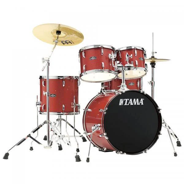 Tama StageStar ST50H5-CDS Batería + Set Platos Meinl Candy Red Sparkle