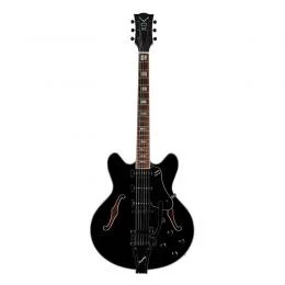 Vox Bobcat S66 Bigsby Black&nbspGuitarra eléctrica Semi-Hollow
