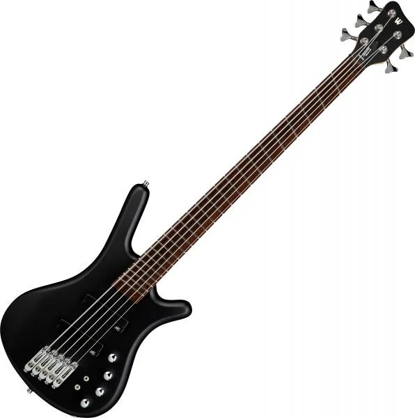 Warwick Rockbass Corvette Multiscale 5-String - solid black satin
