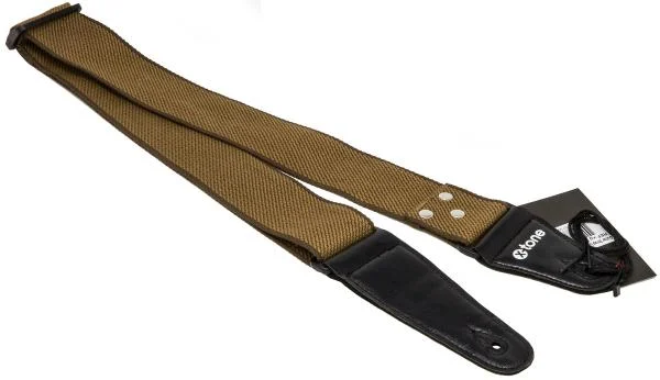 X-tone XG 3108 Cotton Guitar Strap - Khaki