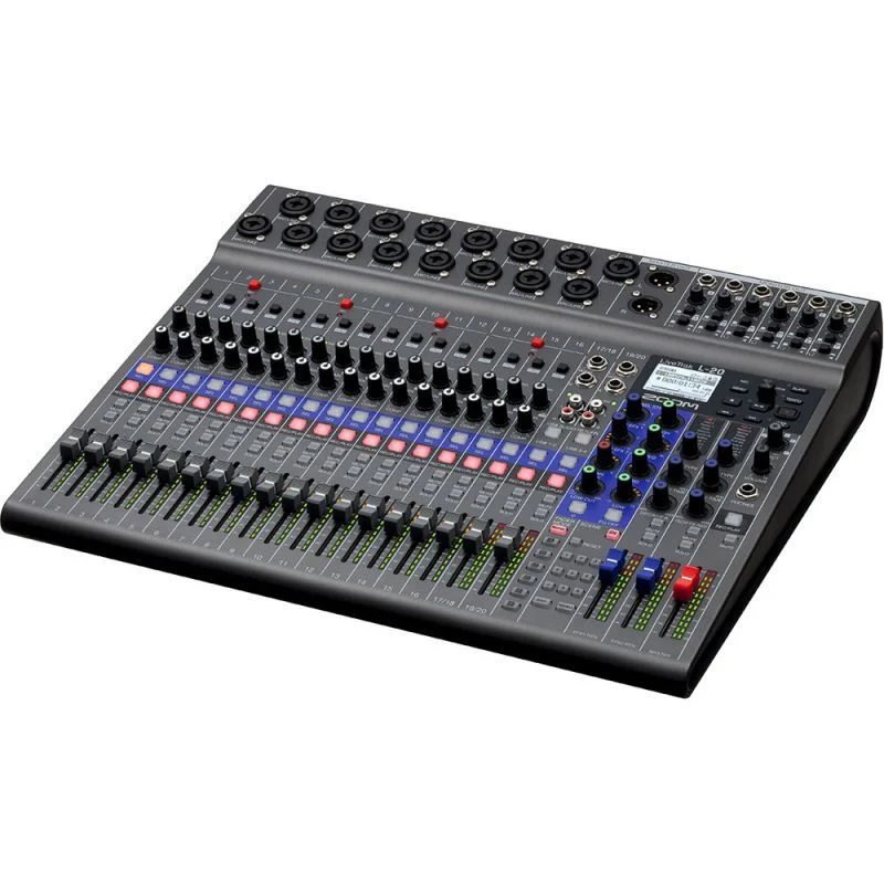 Zoom L-20 - Mezclador digital 20 canales, grabador e interface de audio hasta 22 pistas
